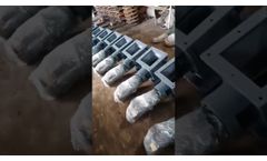 Lock air rotary ash discharging valve - Video