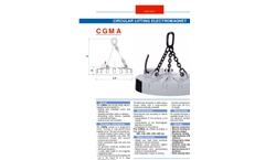 Model CGMA R - Circular Lifting Electromagnet Brochure