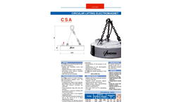 Model CSA - Circular Lifting Electromagnet Brochure