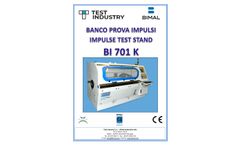 Bimal - Model BI701K - Impulse Test Stand - Brochure