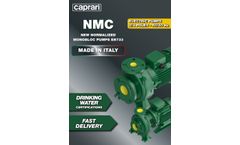 Caprari - Model NMC Series - Normalized Monobloc Pumps - Brochure