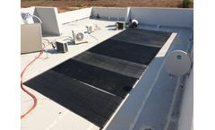solar pool heating system by Magen