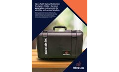 Nikira Labs - Model OEA - Optical Extinction Analyzers - Brochure