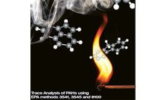 Trace Analysis of PAHs using EPA methods 3541, 3545 and 8100