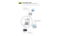 Model B-296 - Spray Drying Conditions Dehumidifier - Brochure