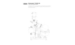 Rotavapor® - Model R-220 EX - Evaporation System - Technical Data Sheet