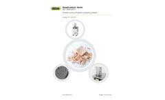 Application Note: Freeze drying of beads containing yeasts