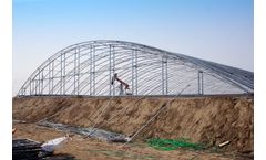 1.5mm HDPE Geomembrane Liner For Salt Evaporation Pond Liner Project In China