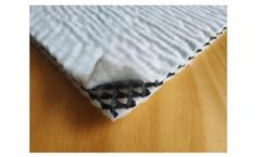 What is a three-dimensional geotechnical drainage net?
