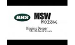 MSW Recycling: Digging Deeper into the Waste Stream Video