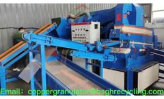 BS-D600 Copper Wire Granulating Machine Working Video