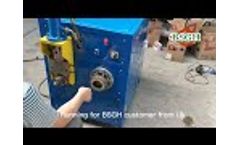 Motor Copper Winding Puller MR-W is running for our UK customer.