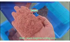 BSGH New Integral Cable Granulators Wire Separator Machine With Own Electrostatic Separator Comes - Video