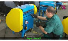 BS-KOF copper cable stripping machine automatic wire stripping machine for scrap copper - Video