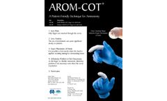 AROM-Cot - Non-Latex Digital Amniotomy Finger Cots Device - Brochure
