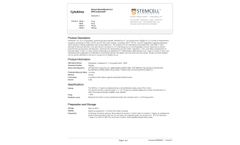 Stemcell - Model IL-2 (CHO-expressed) - Human Recombinant- Brochure