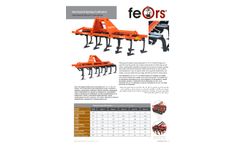 Feors - Horizontal Spring Cultivator - Datasheet