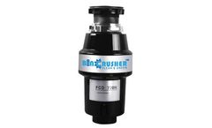 BinCrusher - Model FCD 720R - Food Wet Waste Disposer (0.75HP) with Remote Air Switch