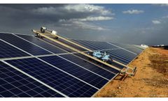 Glimpse Of Nocca`s Solar Panel Cleaning Robots - Video