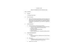 Precast Concrete Sludge Storage Tank Specifications - Brochure