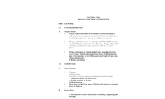 Precast Concrete Cover System Specifications - Brochure