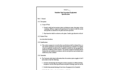 Stainless Steel Aeration Equipment Specification - Brochure