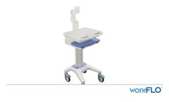 workFLO Single Monitor Workstation on Wheels Product Overview - Video