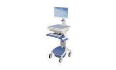 AccessPoint - Single Monitor Workstation on Wheels