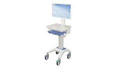 workFLO - Single Monitor Workstation on Wheels