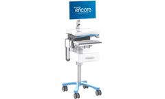 Encore EcoFlex - Mobile Workstation with MobiusPower Plus, SightLine & Electronic Locking Storage Drawer