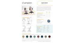 Champion - Model 505 Series - Task Chairs - Brochure