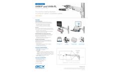 GCX - Model VHM-P and VHM-PL - Variable Height Arms - Brochure