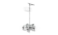 GCX - Model RS-0025-02 - Roll Stand Kit with Slide-in Mounting Plate for Bottom-Mounted Light Weight Devices