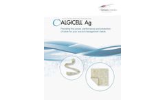 Algicell - Model Ag - Calcium Alginate Dressing with Antimicrobial Silver - Brochure