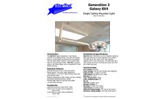Galaxy - Model 8×4 - Single Ceiling Mounted Light - Brochure
