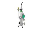 MADA - Model 1630ADE - E Oxygen Cylinder Resuscitator Kit on Cart
