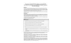 Vacuette - Model 454096 - Serum Clot Activator - Brochure