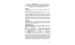 Vacuette - Model 454028 - Serum Separator Clot Activator - Brochure