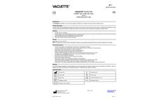 Vacuette Safelink - Model 450210 - Holder with Male Luer Lock - Brochure