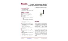 SenSpot - Wireless Vibration/Acceleration Sensor  - Brochure