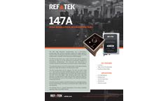 Reftek - Model 147A - Uniaxial & Triaxial Accelerometer - Brochure