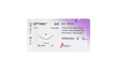 OPTIME - Absorbable Polyglycolic Acid Braid Suture