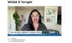 John Trizzino, CBO & CFO, speaks of NVAX work on a coronavirus vaccine with Ariane Datil of WUSA9. - Video