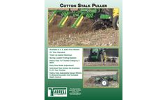 Cotton Stalk Puller - Brochure