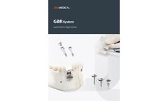 Jeil - Model GBR - Bone Screw System - Brochure