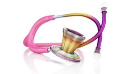 ProCardial - Model MDF797TKL32 - Titanium Adult - Stethoscope Fuchsia/Kaleidoscope
