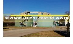 Test with the mobile unit on a municipal wastewater treatment plant