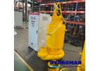 Hydroman® - Model 200TJQ160 - Vertical Slurry Submersible Sump Pump with Electrical Cabinet