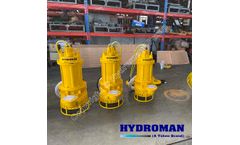 Hydroman® - Model 150TJQ37-6P - Desilting Submersible Pump to Remove Sludge Sediments