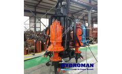 Hydroman® - Model 150TJQ55-4A-Hydroman - TJQ Submersible Slurry Pumps with Electric Rotating Cutters for Protactinium Mining